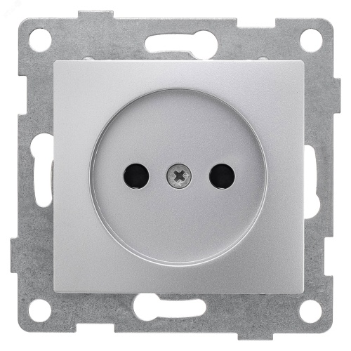 GUSI Bravo механизм розетки 1-ой б/з с з/ш, скрытая установка, 16А, 250В. Цвет серебро. | код С10Р2-004 | GUSI ELECTRIC GUSI Bravo механизм розетки 1-ой б/з с з/ш, скрытая установка, 16А, 250В. Цвет серебро. | код С10Р2-004 | GUSI ELECTRIC