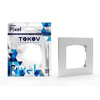 Рамка 1-м Pixel бел. | код TKE-PX-RM1-C01 | TOKOV ELECTRIC