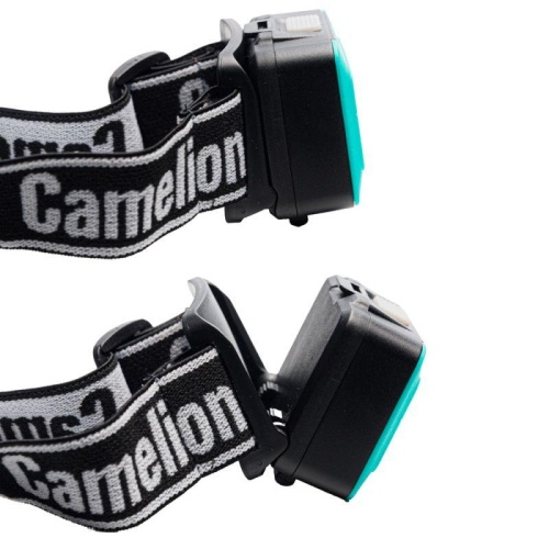 Фонарь налобный LED5386 1Вт COB LED 3 реж. 3XAAA пласт блист черн. Camelion 15691