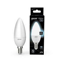 Лампа светодиодная Black Candle E14 9.5Вт 4100К | Код. 103101210 | Gauss