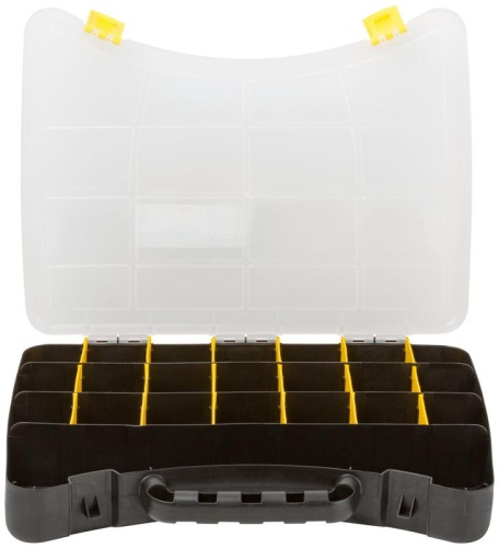 Ящик для крепежа (органайзер) (с защелкой) 16дюйм ( 400х300х60мм ) FIT 65652 фото 3