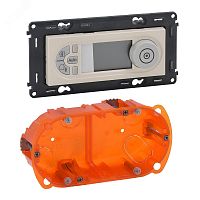 Valena LIFE/ALLURE Термостат комнатный программируемый С лицевой панелью Слоновая кость | код 752235 | Legrand