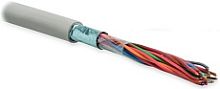 Hyperline FUTP10-C3-S24-IN-LSZH-GY Кабель витая пара. экранированная F/UTP. категория 3. 10 пар (24 AWG). одножильный (solid). экран - фольга. LSZH нг(А)-HF. –20 C - +60 C. серый | код 46334 | Hyperline