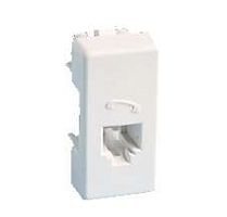Розетка телефонная RJ-11, S27, сл.кость | код 27480-32 | Simon