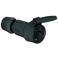 Розетка кабельная Schuko 16A, 3p(2P+E), 250V, IP54, черный MULTI-GRIP Bals 7488 | код 7488 | Bals