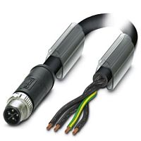 Силовой кабель SAC-4P-M12MSS/10,0-PUR PE | код 1408838 | PHOENIX CONTACT