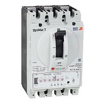Выключатель автоматический для защиты двигателя OptiMat T160M ETA-M 160A 3P | код 356127 | КЭАЗ
