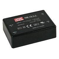 Источник питания AC-DC, 15 Вт, вход 85...264В AC 47...440 Гц, 120...370B DC, выход 5В/3А, изоляция 4000В AC, в кожухе 75х53х22,7мм, -20...+70C | код PM-15-5 | MeanWell