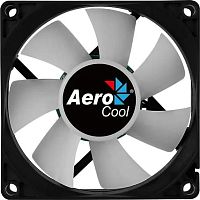 Вентилятор для корпуса Aerocool Frost 8 RGB 80х80x25 черный 3-pin 4-pin (Molex) 28дБ (FROST 8 FRGB MOLEX + 3P) Ret | код 1170436 | AEROCOOL