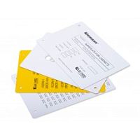 808 704, KCIPA-W 9X15, Маркировка для электрощитов и компонентов, Жесткий самоклеющийся ПВХ, 9Х15, Белый, Размер карты 116x165 мм | код 0.0.0.8.08704 | KLEMSAN
