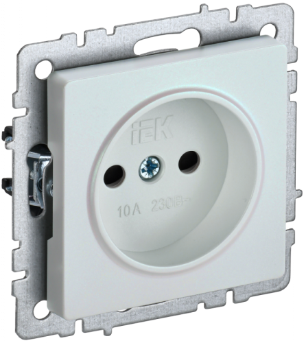 BRITE Роз. без з/к с з/ш 10А РСш10-2-БрЖ жемч. IEK | код BR-R13-10-K36 | IEK