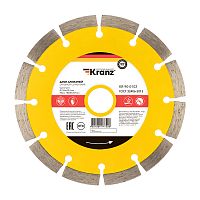 Диск алмазный отрезной сегментный 150x22.2x2x10 мм KRANZ | код KR-90-0102 | KRANZ