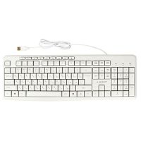 Клавиатура Gembird KB-8430M, USB, бел., 113 кл, м/медиа, каб. 1,4 м | код KB-8430M | Gembird