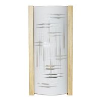 Светильник НББ 01-2х60-504 "Карелия" 370х180х66 "Элегант" матов./сосна (инд. упак.) Элетех 1005206030