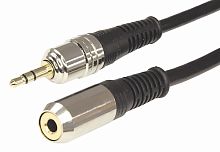 Шнур 3.5 Stereo шт - 3.5 Stereo гн 3М (GOLD) - металл REXANT | код 17-4025 | REXANT