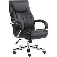 Кресло офисное BRABIX PREMIUM Advance EX-575, хром, экокожа, черное | код 531825 | BRABIX