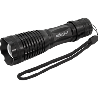 Фонарь светодиодный NPT-CM11-3AAA CREE 3Вт LED 130лм 200м фокусировка металл (71039) | код 19141 | Navigator Group