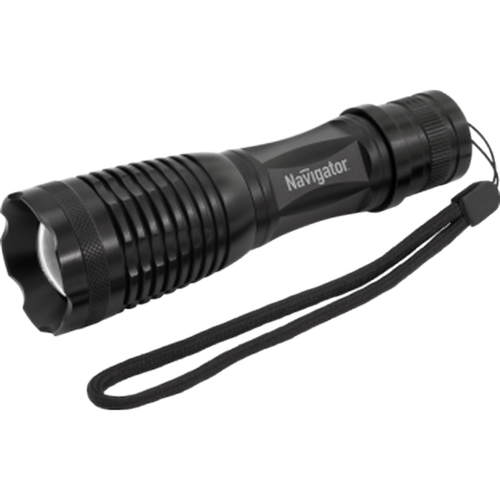 Фонарь светодиодный NPT-CM11-3AAA CREE 3Вт LED 130лм 200м фокусировка металл (71039) | код 19141 | Navigator Group