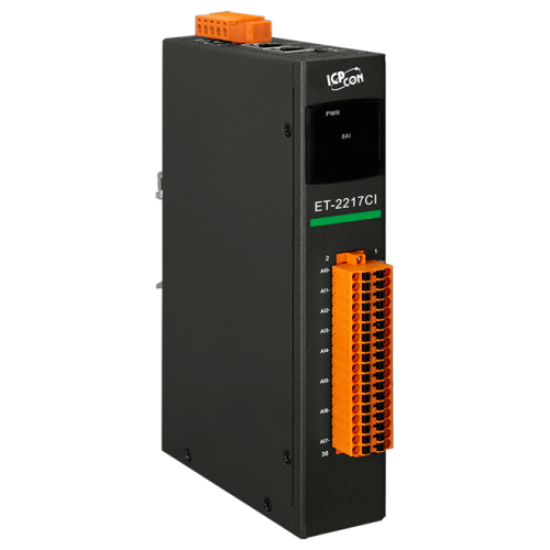 ET-2217CI CR Ethernet I/O Module with 2-port Ethernet Switch, 8-ch Analog Inputs with Channel-to-Channel Isolation (RoHS) | код 00-06142924 | ICP DAS