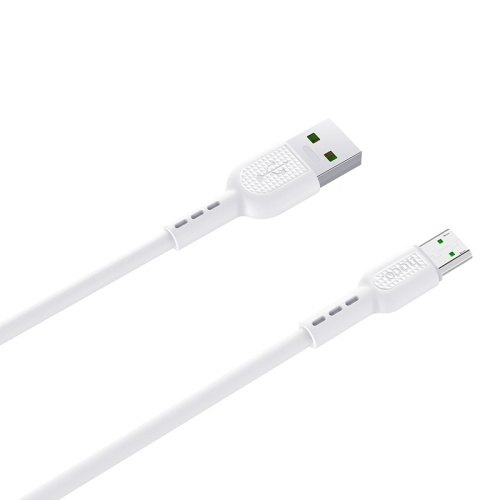 Кабель USB 2.0 hoco X33, AM/MicroBm, белый, 1м, 4А | код 6931474709158 | Hoco