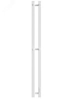 Полотенцесушитель электрический с диммером из квадратного профиля X-2 plaza neo 120/8 цвет белый | код 4657801241055 | ДВИН