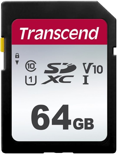 Флеш карта SDXC 64GB Transcend TS64GSDC300S 300S w/o adapter | код 1359472 | Transcend