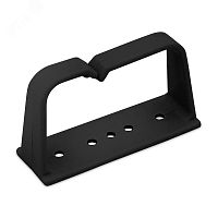 Органайзер кабельный вертикальный пластиковое 75x42мм, цвет черный (RAL 9004) | код JI01-A-BK | Cabeus