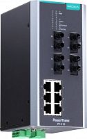 Коммутатор PT-510-4M-ST-HV IEC 61850-3 managed DIN-Rail switch, 6 x 10/100BaseT(X), 4 x 100BaseFX MM, ST connectors, 1 power su | код 00-06074491 | MOXA