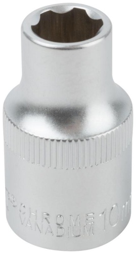 Головка 6-гранная CrV 1/2'' 10 мм | код 62040 | FIT фото 2 Головка 6-гранная CrV 1/2'' 10 мм | код 62040 | FIT фото 2