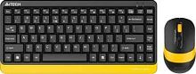 Клавиатура + мышь A4Tech Fstyler FG1110 клав:черный/желтый мышь:черный/желтый USB беспроводная Multimedia (FG1110 BUMBLEBEE) | код 1919560 | A4TECH