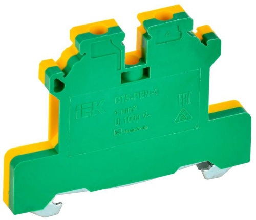 Колодка клеммная CTS-PEN ARMAFIX земля 4кв.мм жел./зел. | код YCT11-00-K52-004 | IEK