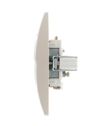 Розетка телевизионная оконечная TV СП Deriy 16А IP20 жемчуж./бел. металлик LEZARD 702-3030-130 фото 3 Розетка телевизионная оконечная TV СП Deriy 16А IP20 жемчуж./бел. металлик LEZARD 702-3030-130 фото 3