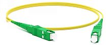 Патч-корд волоконно-оптический (шнур) SM 9/125 (OS2) SC/APC-SC/APC 2 мм simplex LSZH 3 м, Hyperline FC-S2-9-SC/AR-SC/AR-H-3M-LSZH-YL | код 250706 | Hyperline