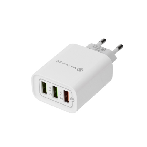 Сетевое зарядное устройство для iPhone/iPad REXANT 3 x USB, 5V, 3 А + 1 А + 1 А, белое | код 16-0277 | REXANT