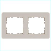 Рамка G-Flex 2-постовая, цвет Тауп | код G1102T | Jasmart
