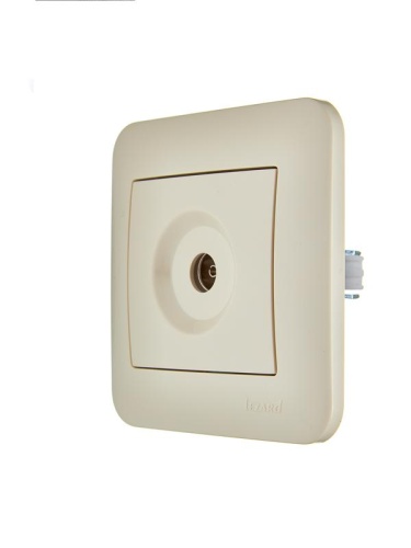 Розетка телевизионная проходная TV СП ASTI IP20 в сборе крем. LEZARD 7081-0303-129 фото 3 Розетка телевизионная проходная TV СП ASTI IP20 в сборе крем. LEZARD 7081-0303-129 фото 3