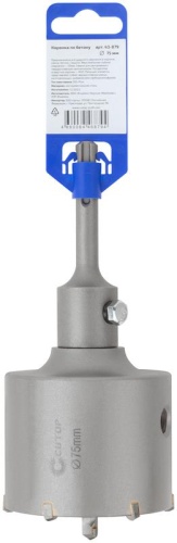 Коронка по бетону SDS Plus, 75 мм, Profi | код 43-879 | FIT фото 4 Коронка по бетону SDS Plus, 75 мм, Profi | код 43-879 | FIT фото 4
