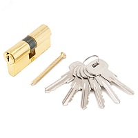 Механизм цилиндровый для врезных замков, АЛЛЮР 70-6К BP золото (латунь) | код 1228 | ПТК Компания