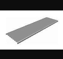 Крышка лотка КЛ 100 УТ1,5, горячее цинкование(толщина покрытия 40 -120 мкм), S1,0 | код П0000011650 | Завод ЭМИ Курган