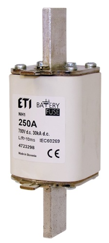Предохранитель NH-3_K Battery 315A 700V DC (с ударной иглой) | код 004725305 | ETI