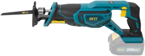 Пила сабельная аккумуляторная 20В 0-3000ход/мин 26мм резиновые накладки (коробка) FIT 79918 фото 7