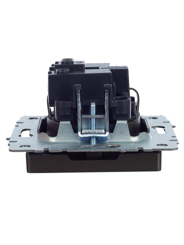 BRITE Розетка 1-местная с заземлением с защитными шторками 16А РС14-1-0-БрТБ темная бронза | код BR-R14-16-K45 | IEK фото 2