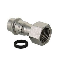 Соединитель с накидной гайкой нерж. сталь 18х3/4" | код. VTi.908.I.001805 | VALTEC