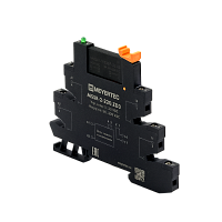 Модуль реле твердотельное, 220VAC, сигнал упр. 3-32VDC и колодка MSSR-2-220.ZD3 | код 131632 | MEYERTEC