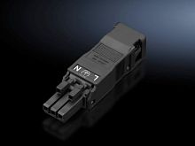 SZ Розетка 3-пол. 100-240В AC, 5шт | код 2500600 | RITTAL