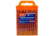 Сверло по металлу Cutop Profi с кобальтом 5%, 4.2 x 75 мм (10 шт) | код 48-42-10 | CUTOP