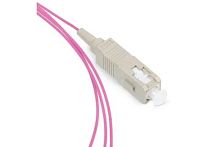 Патч-корд оптический LANMASTER, симплексный, FC/PC-ST/PC, OM4, LSZH, 1.0 м | код LAN-FC-ST/OM4-1.0 | LANMASTER