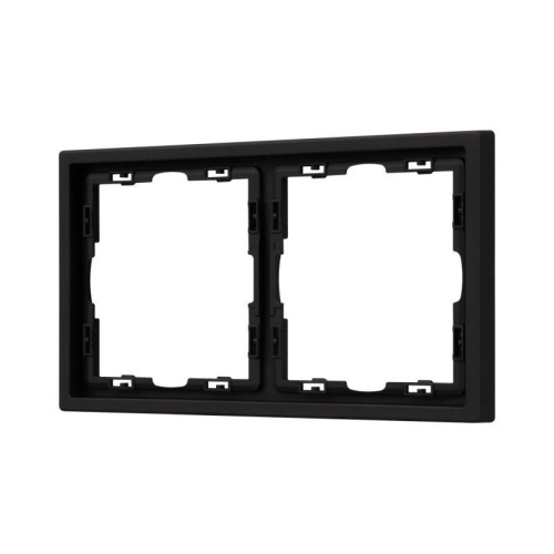 Рамка пластиковая FRM-NOBE-SFPL-2-BK Arlight 054216