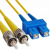 Патч-корд оптический TWT, PVC, дуплексный, ST/APC-SC/UPC, SM OS2, 7.0 м | код TWT-2ST-2SC/SAU-7.0 | TWT