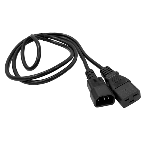 Шнур питания C19-C14, 220В, 10А, черный, 3 метра | код LAN-PP19/14-3.0-BK | LANMASTER